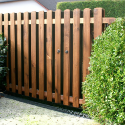 Portillon en Bois Rustique pour un Accueil Chaleureux Houilles